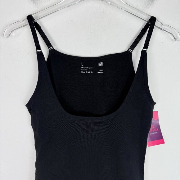 NWT Shapermint Empetua Open Bust Brief Bodysuit Black Size Large L NEW - Picture 3 of 10